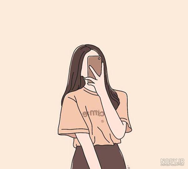 عکس دخترانه نقاشی ❤️ [ بهترین تصاویر ]