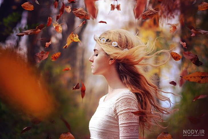 عکس کیک تولد پاییزه دخترانه
