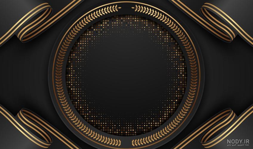 وکتور بک گراند مشکی طلایی - دیجیت باکس - DigitBox