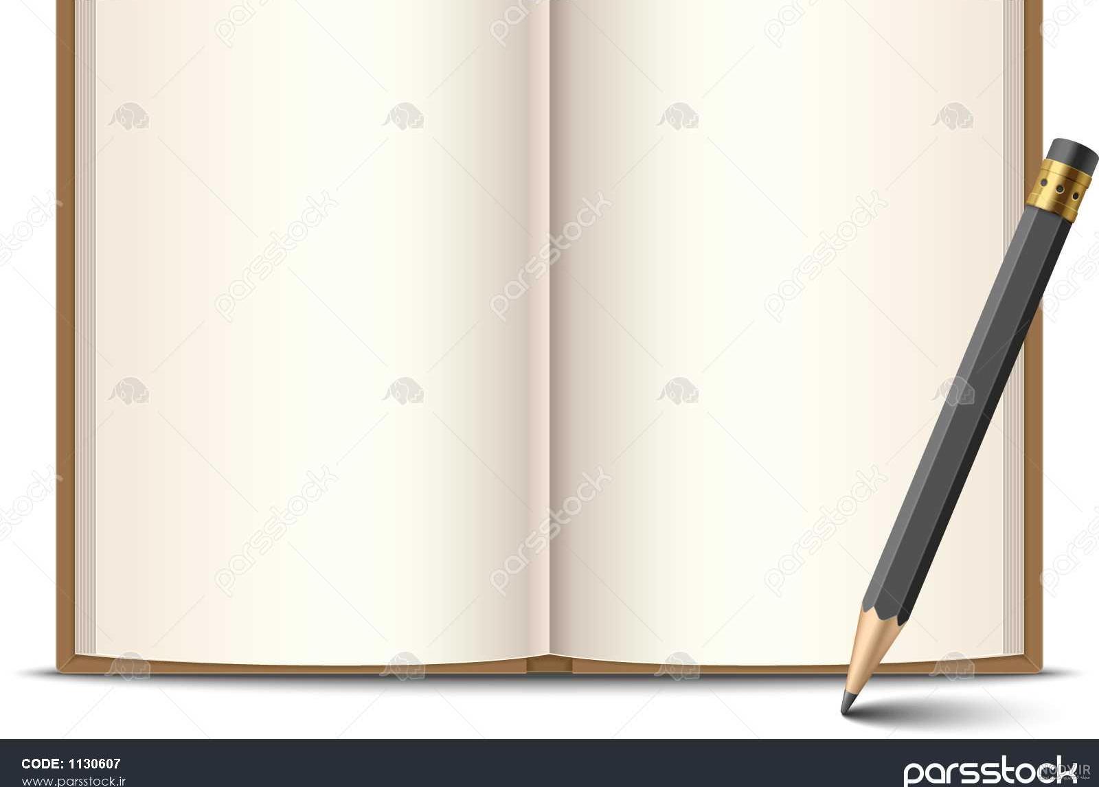 کتابهای درسی با نشانک جدا شده در تصویر برداری کارتونی پس زمینه 1668729