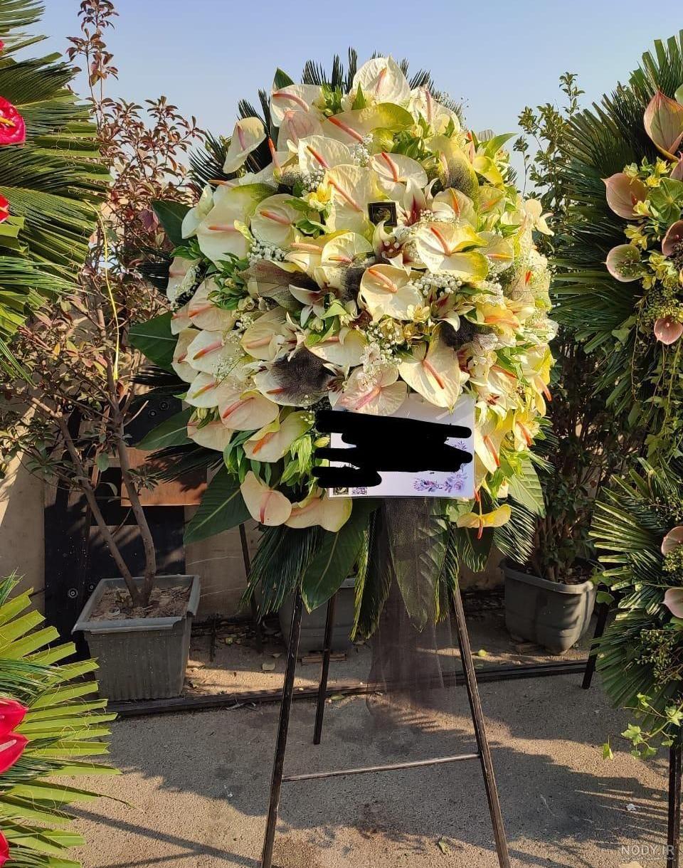 عکس تاج گل روی قبر عکس تاج گل روی قبر