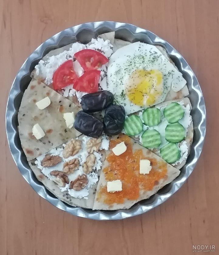 عکس صبحانه سلامت ساده برای مدرسه