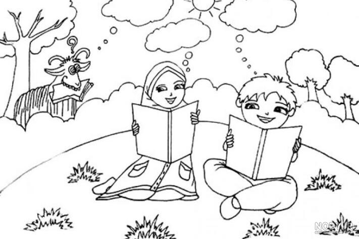 عکس نقاشی روز دانش آموز دختر