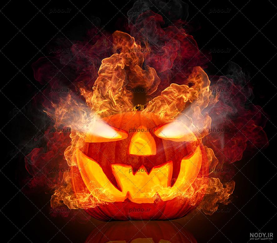 عکس کدو تنبل هالووین برای نقاشی
