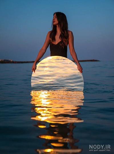 ژست عکاسی کنار دریا ژست عکاسی کنار دریا