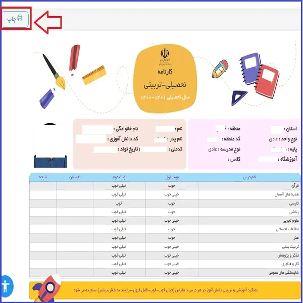 کارنامه گرفتم کلاس هفتمم میخوام برای دبیرستان یا کنکور بورسیه تحصیلی بگیرم  میخواستم بدونم چه درس ها | تبادل نظر نی نی سایت