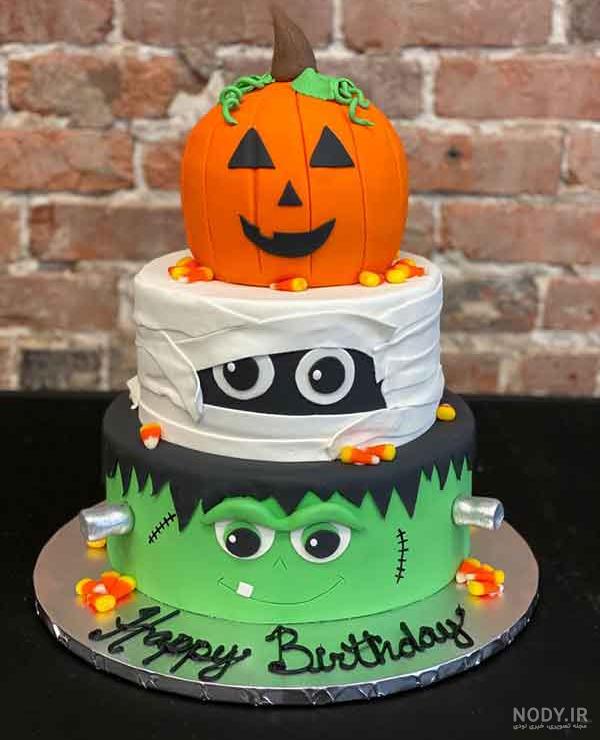 کافه دیپون اصفهان - کیک تولد فوندانت با تم هالوین #Dipon #Fondant  #halloween | فیس‌بوک