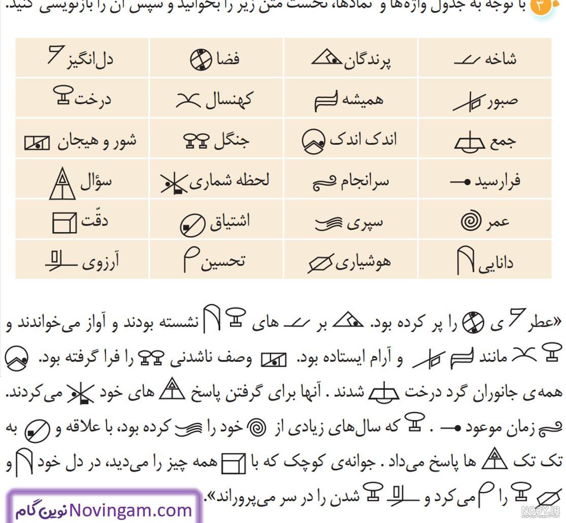 کلاس هنر پایه پنجم/هفته دوم