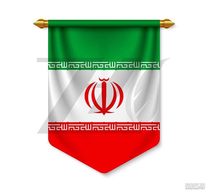 تصویر با کیفیت پرچم ایران به شکل بال | تیک طرح مرجع گرافیک ایران