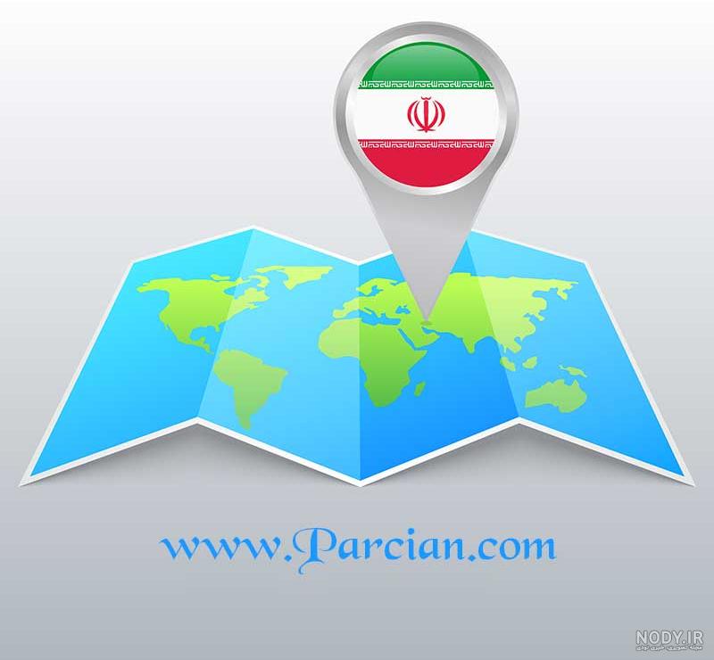 ست طراحی چهار پرچم ایران 1196507