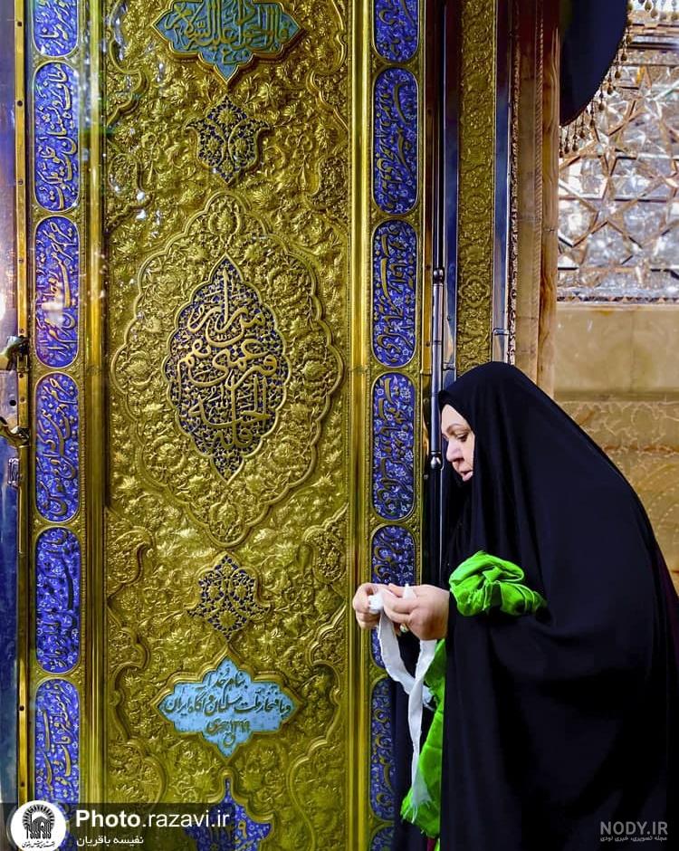 عکس از ضریح حضرت معصومه در قم بدون حضور زائران | مکتب وحی