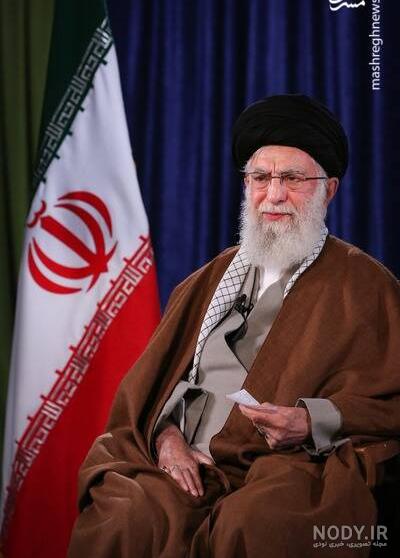 عکس رهبری با پرچم ایران