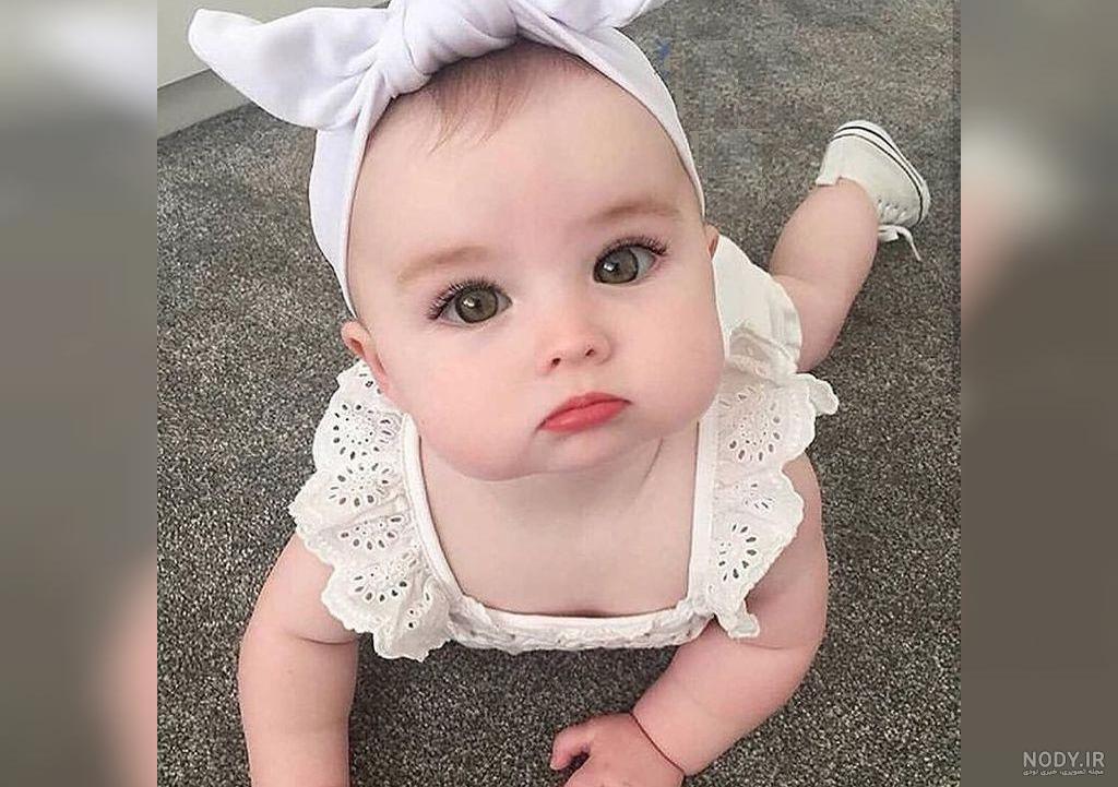 عکس نی نی های دختر و پسر جذاب، ناز و چشم رنگی برای پروفایل
