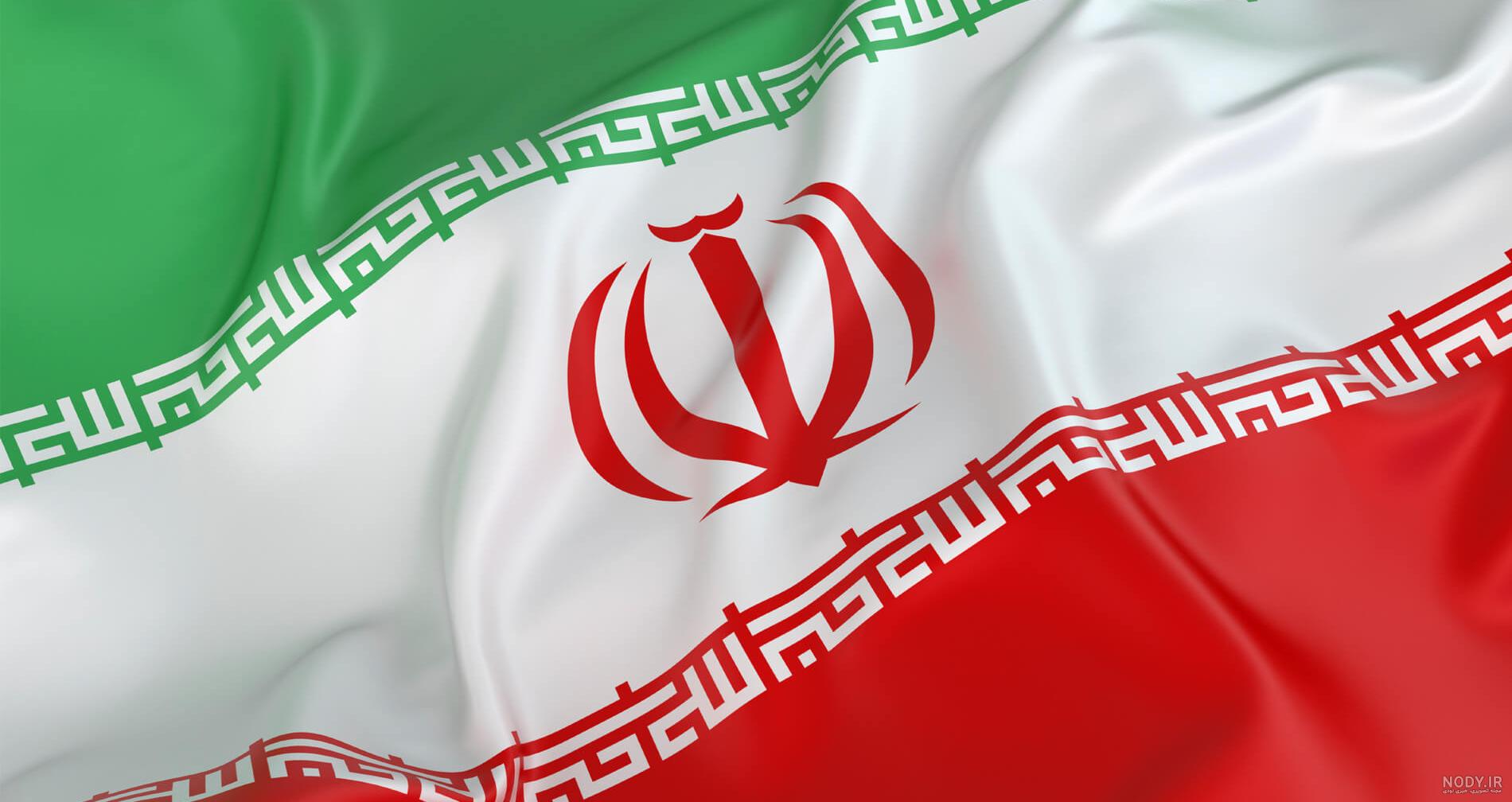 عکس هنری از پرچم ایران