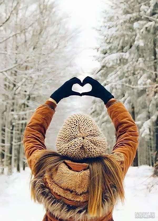 عکس ژست برف