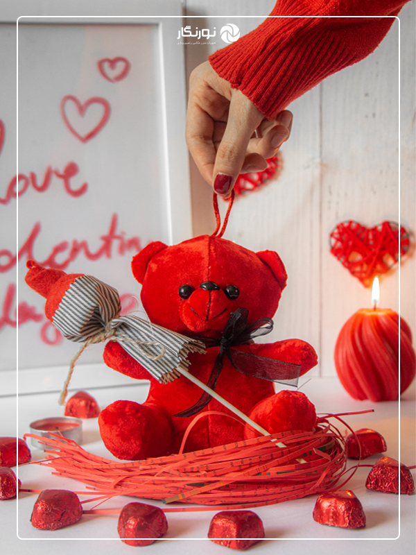 ژست عکس ولنتاین دخترانه - عکس نودی