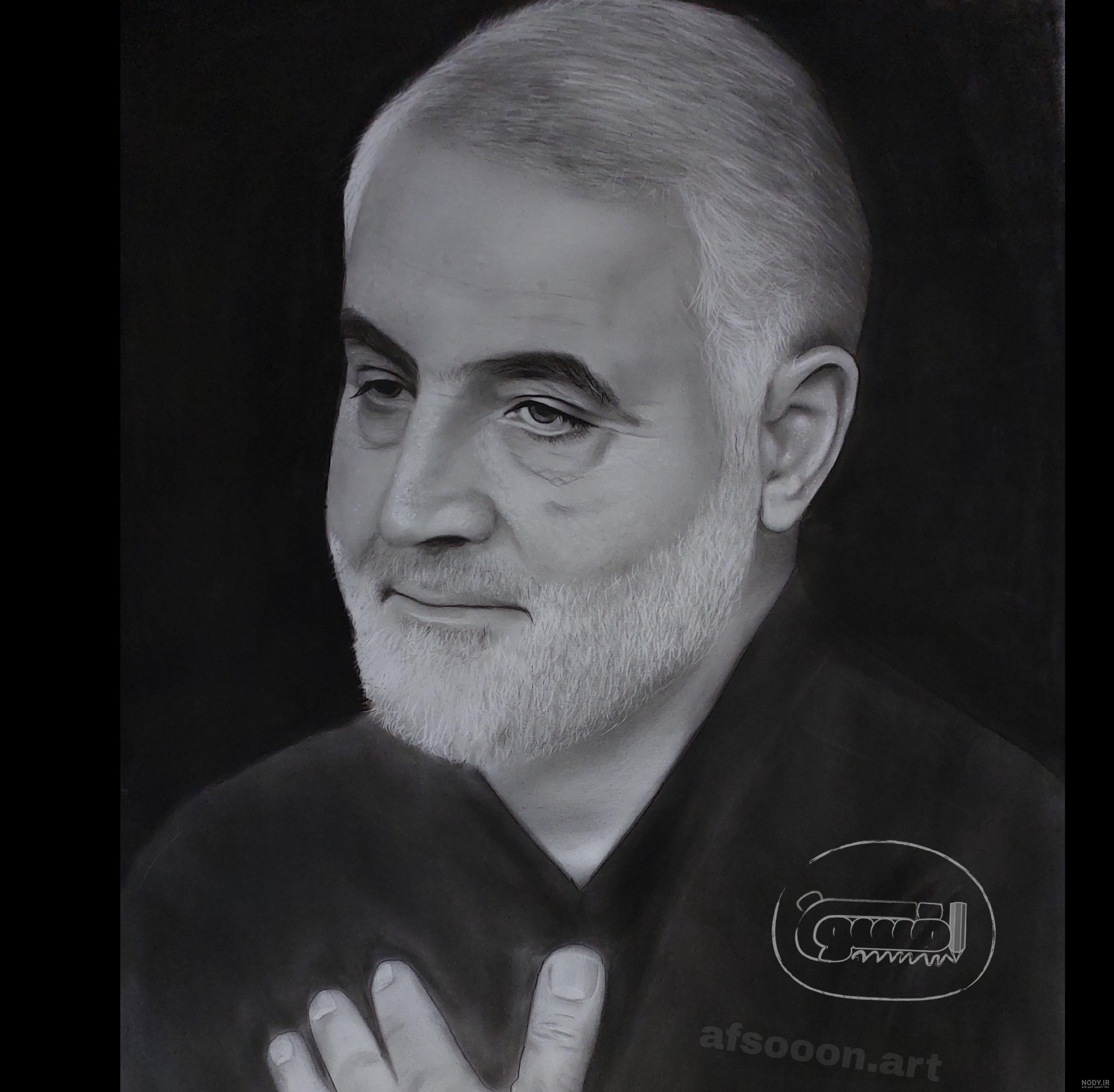 طراحی چهره شهید حاج قاسم سلیمانی | خبرگزاری صدا و سیما طراحی چهره شهید حاج قاسم سلیمانی | خبرگزاری صدا و سیما