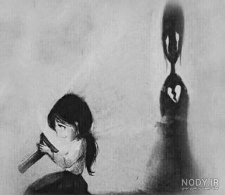 عکس نقاشی غمگین پسرانه عکس نقاشی غمگین پسرانه