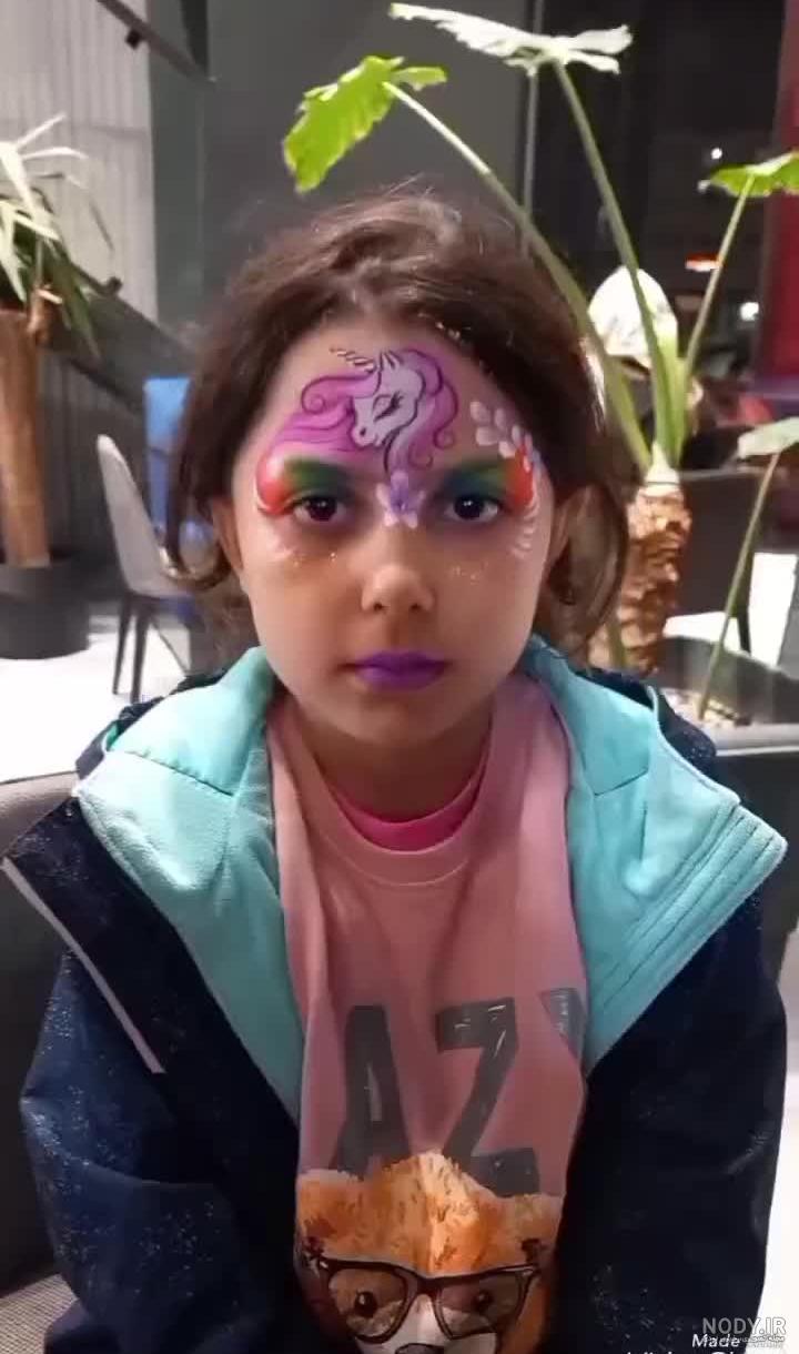 نقاشی روی صورت شیراز نقاشی روی صورت شیراز