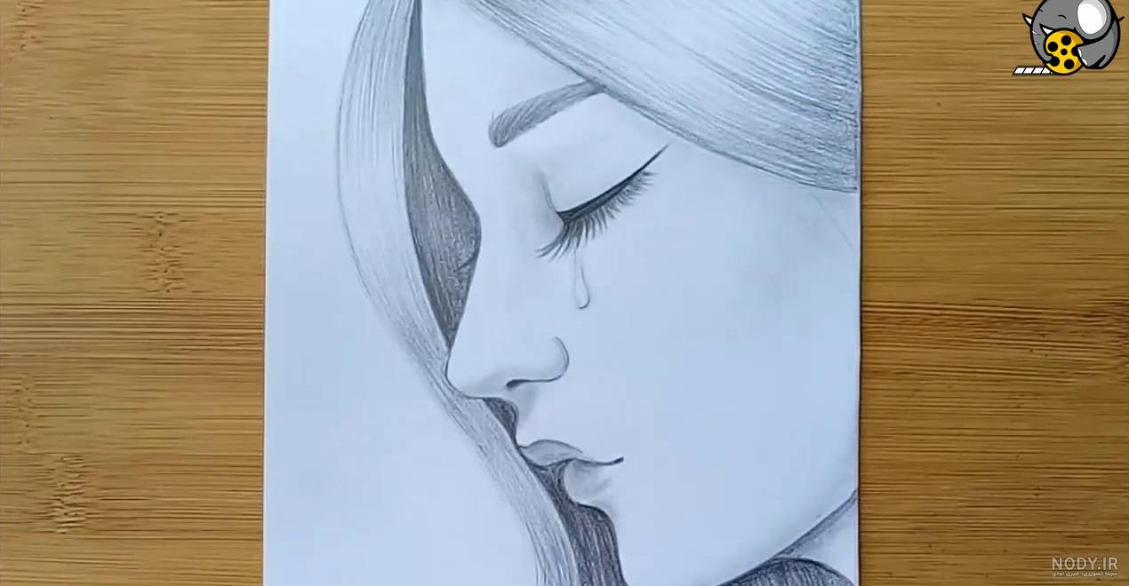 نقاشی صورت دختر عروسکی