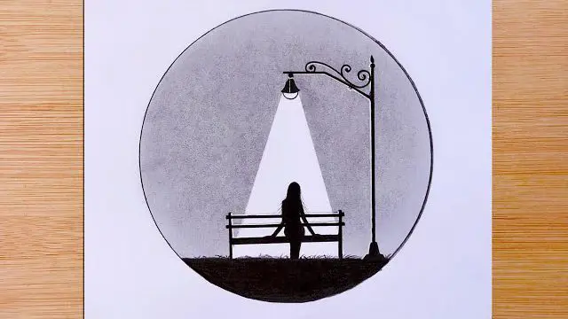 نقاشی غمگین ❤️ [ بهترین تصاویر ]