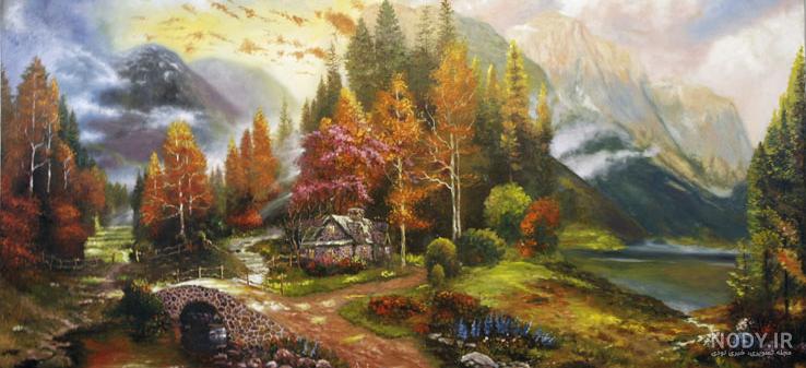 نقاشی فصل پاییز و زمستان نقاشی فصل پاییز و زمستان