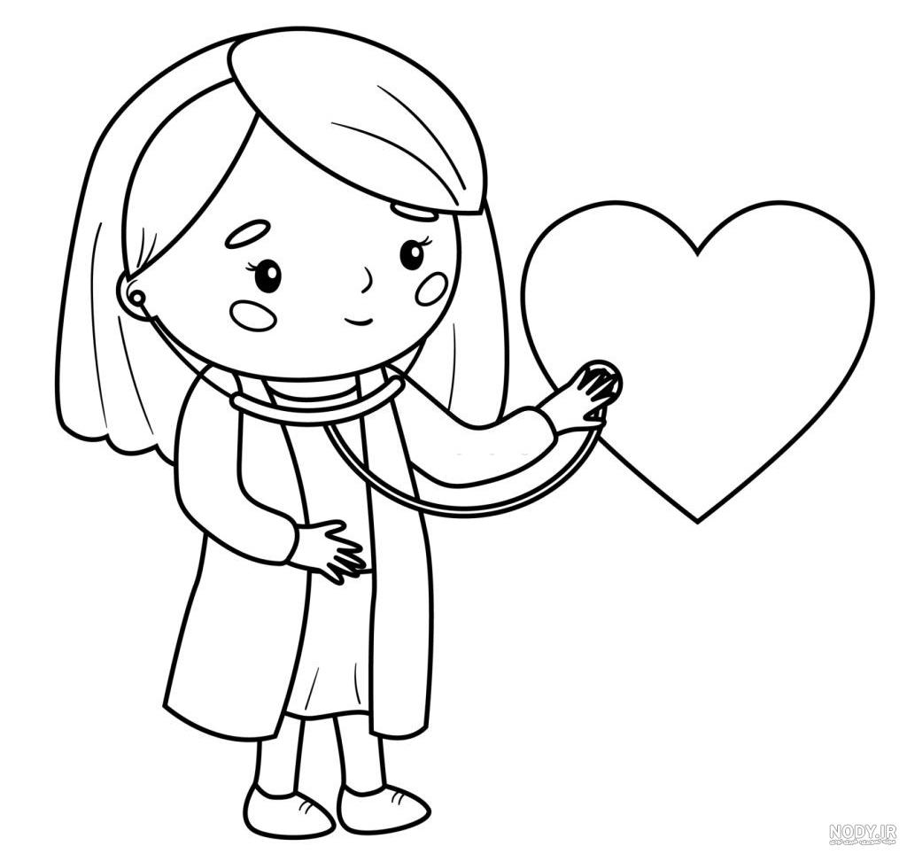 نقاشی قلب ساده و آسان
