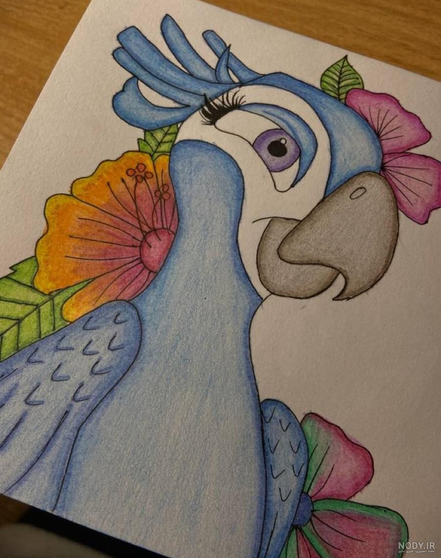 آموزش نقاشی [کودکانه دخترانه]؛ دنیای رنگ و احساس 🎨👧🏻 - آموزشگاه نقاشی  مدادرنگی