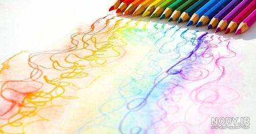 اموزش نقاشی های زیبا و ساده با مداد رنگی
