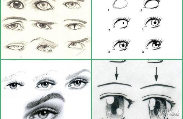 عکس نقاشی سیاه قلم آسان دخترانه