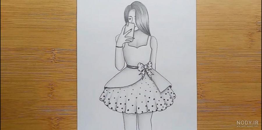 نقاشی سیاه قلم از چهره «زیبا بروفه» +عکس