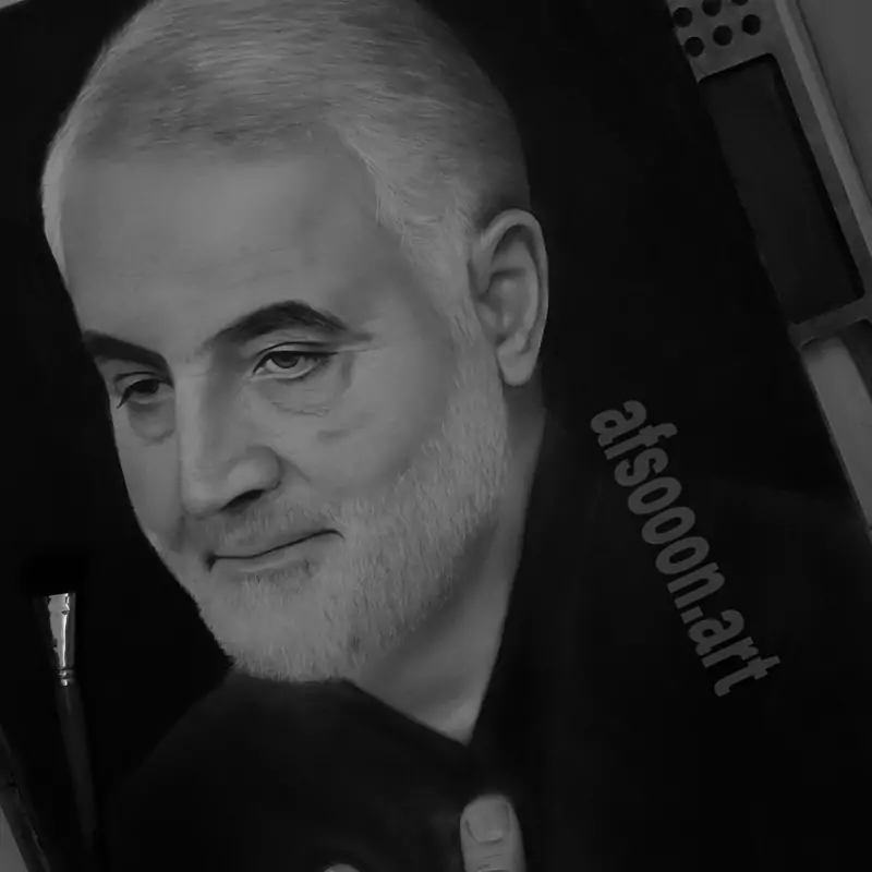 پرتره سردار سلیمانی زینت بخش موزه افتخارات نظامی روسیه - ایرنا