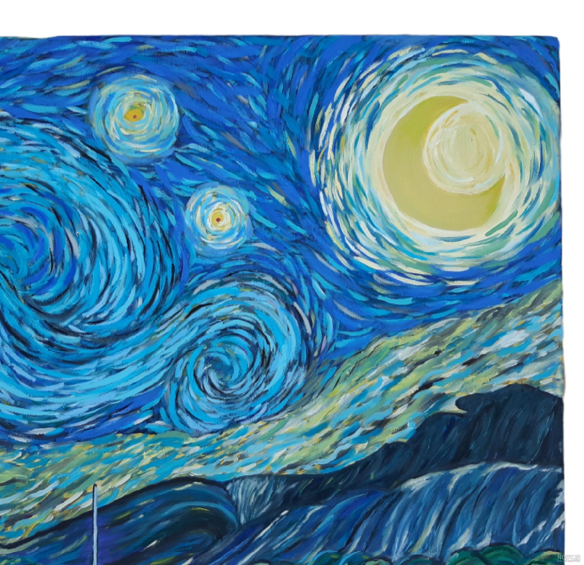 تابلو شب پرستاره Starry Night اثر ون گوگ (کیفیت چاپ بسیار بالا) – فروشگاه  آلتین‌مارک