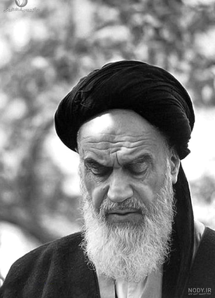 تصویر سیاه و سفید حضرت امام رحمت الله علیه تصویر سیاه و سفید حضرت امام رحمت الله علیه