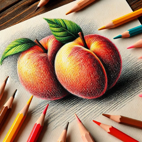 طرح ساده برای نقاشی مداد رنگی