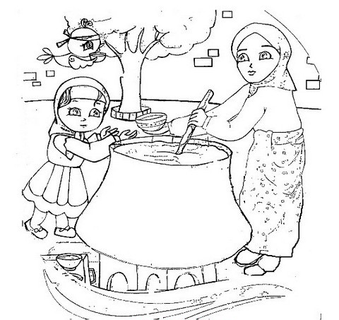 طرح نقاشی محرم برای کودکان