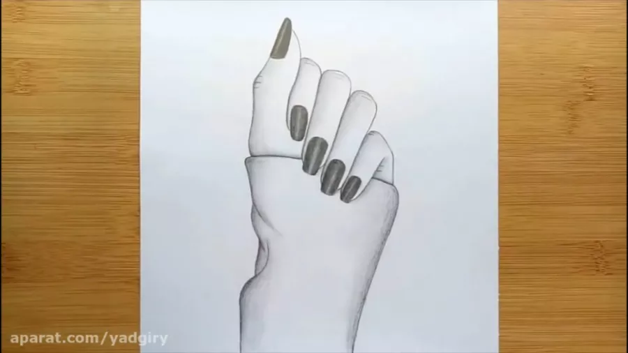 نقاشی دخترانه سیاه قلم راحت نقاشی دخترانه سیاه قلم راحت