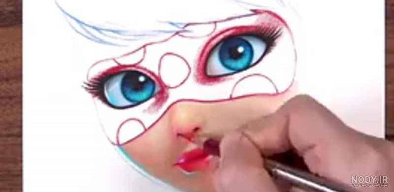 نقاشی لیدی باگ - کافه میراکلس لیدی باگ