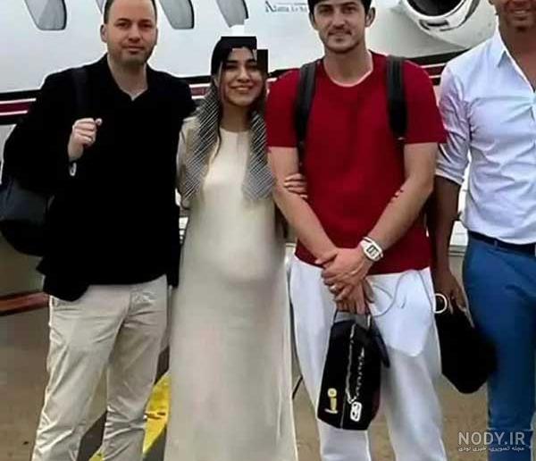 عکس سردار آزمون زنش
