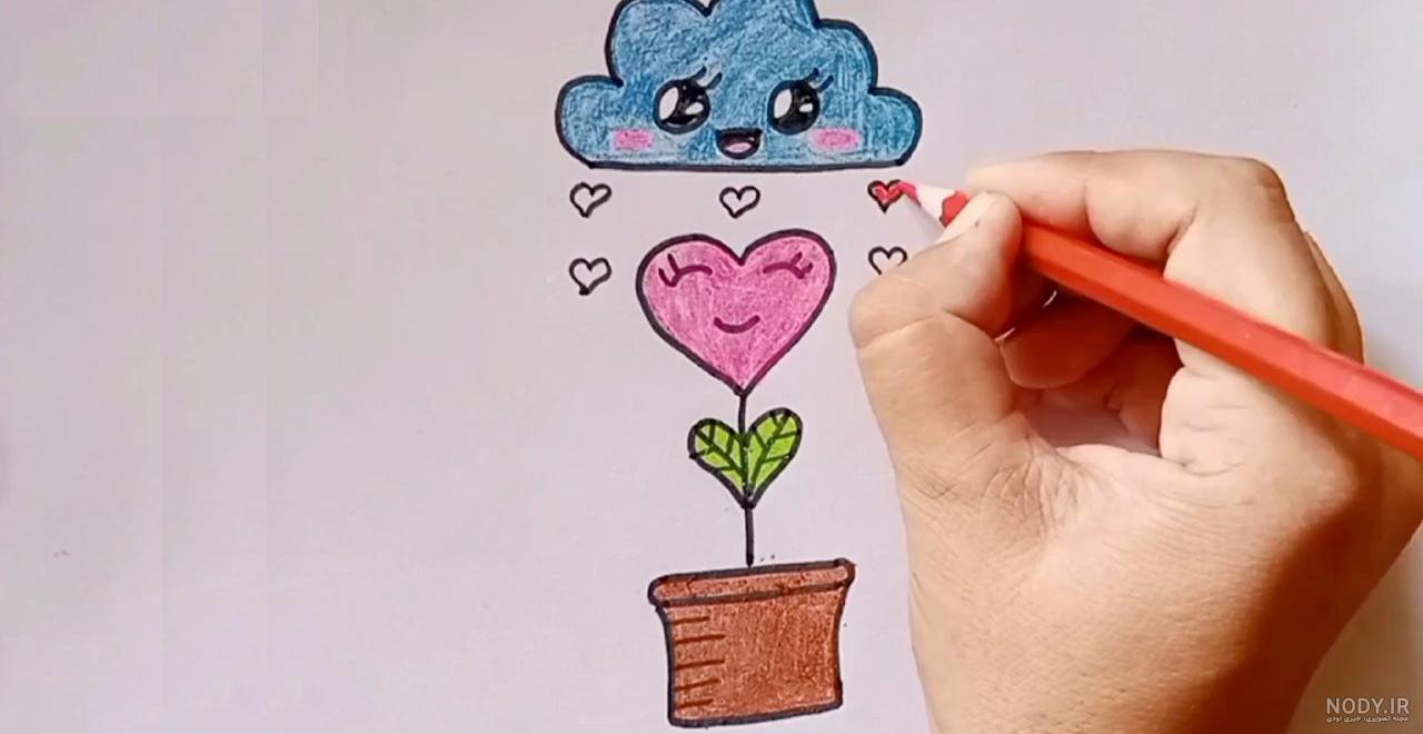مدل نقاشی قلب - سری 1 - نقاشی سمیه فتحی