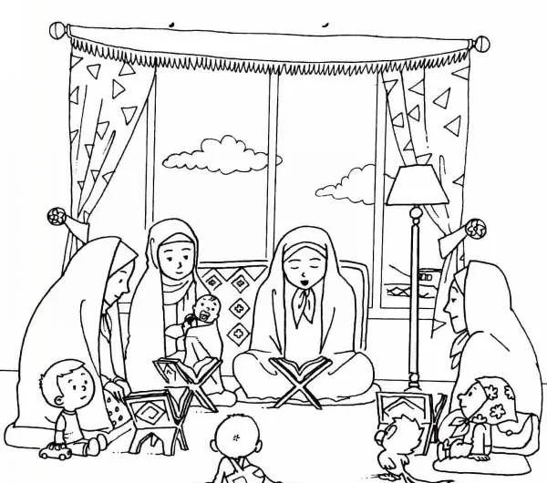 نقاشی ماه رمضان | 90 نقاشی و رنگ آمیزی روزه و افطار رمضان - دلبرانه نقاشی ماه رمضان | 90 نقاشی و رنگ آمیزی روزه و افطار رمضان - دلبرانه