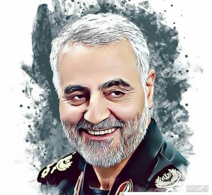 طراحی چهره سردار سلیمانی طراحی چهره سردار سلیمانی