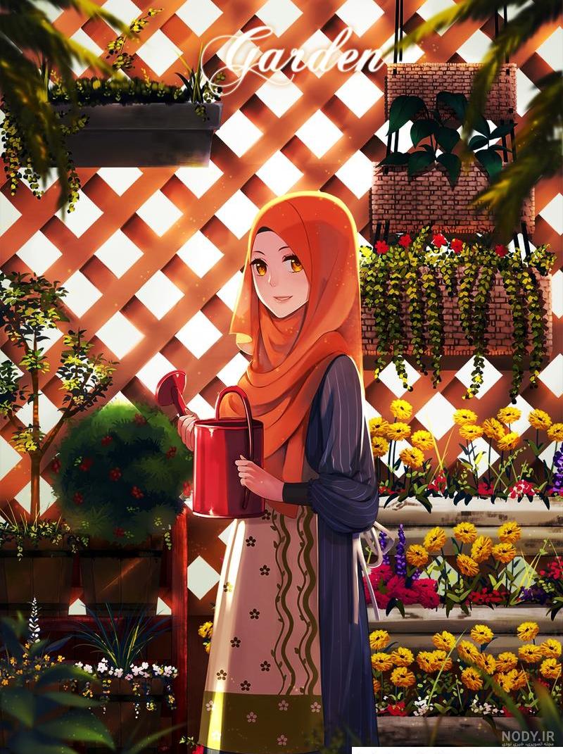 عکس پروفایل دخترانه با حجاب جدید 1404 | عکس دخترانه با حجاب | عکس فانتزی  دختر چادری