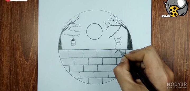 نقاشی سیاه قلم ساده و ابتدایی پسرانه نقاشی سیاه قلم ساده و ابتدایی پسرانه