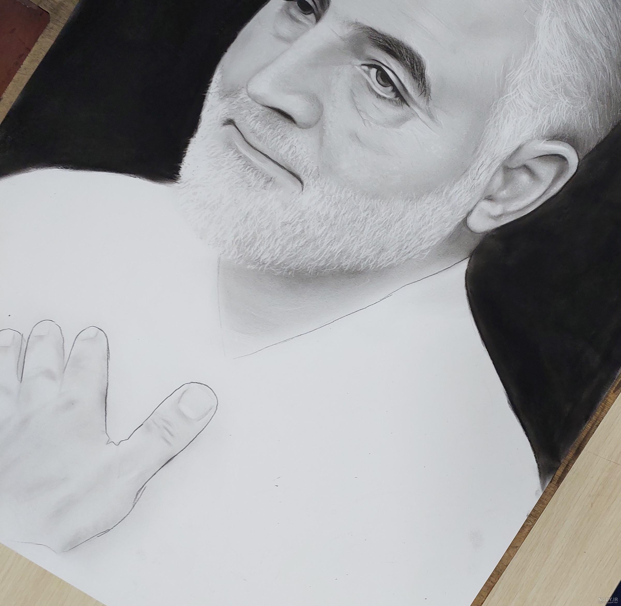 نقاشی سیاه قلم مکتب حاج قاسم نقاشی سیاه قلم مکتب حاج قاسم