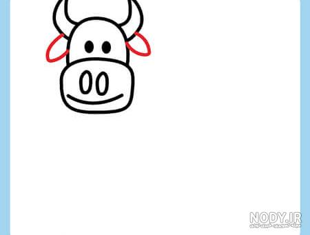 45+ آموزش نقاشی گاو به کودکان آسان و مرحله به مرحله 🐄 45+ آموزش نقاشی گاو به کودکان آسان و مرحله به مرحله 🐄