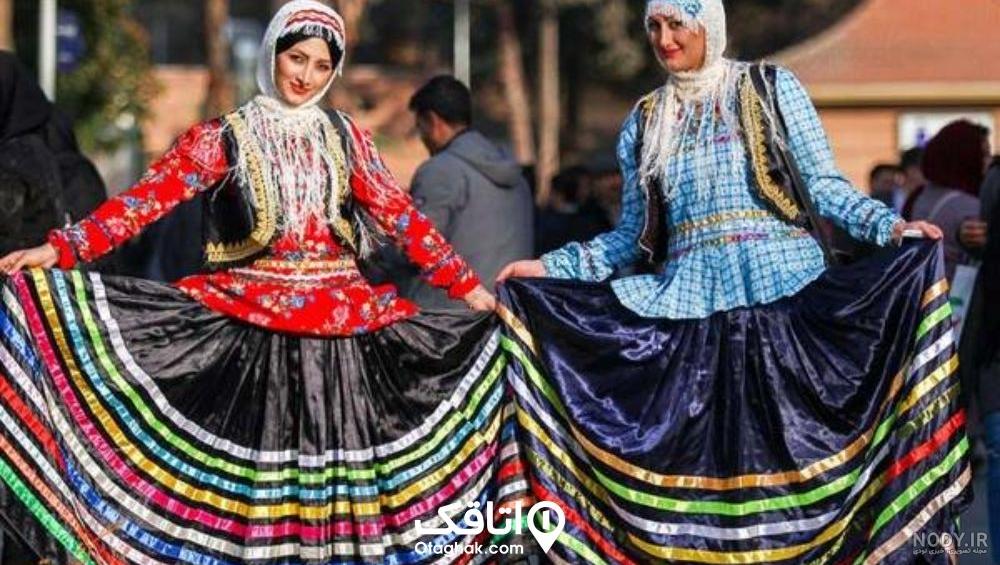 عکس زن شمالی با لباس محلی