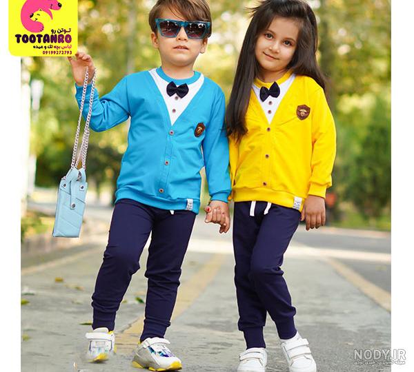 عکس لباس زرد بچه گانه