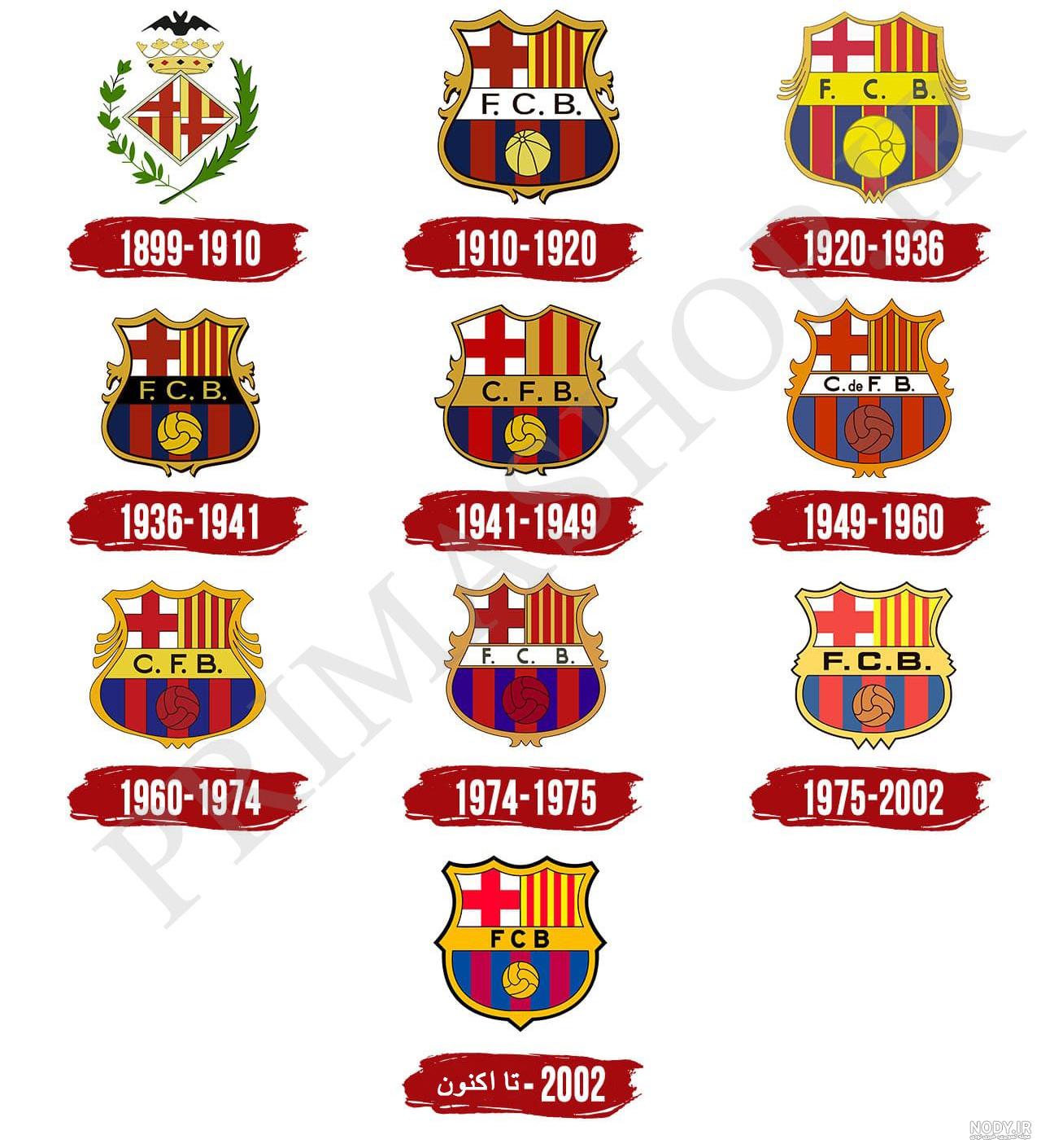  عکس تیم بارسلونا قدیمی