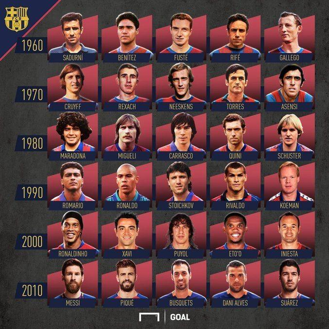  عکس تیم بارسلونا قدیمی